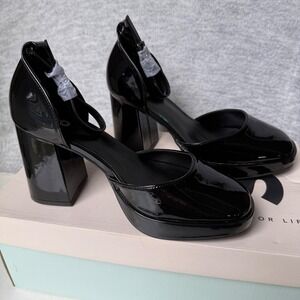SO Black Patent Leather Heels